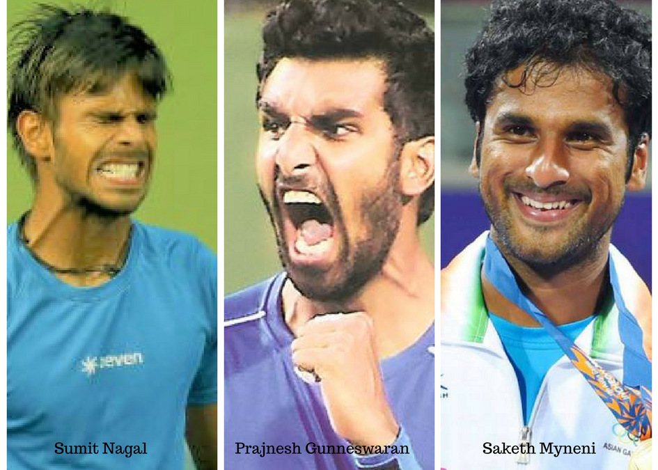 Sumit Nagal, Prajnesh Gunneswaran, Saketh Myneni – The second string singles tennis stars of India